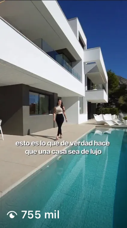 Reel de Hexa Homes: «Esto es lo que de verdad hace que una casa sea de lujo», 755K visitas en Instagram