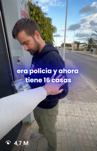 Reel de Pascual Ariño: «Era policía y ahora tiene 16 casas», 4,7M visitas en Instagram